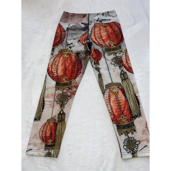 New Eagle Rock WerkShop Lanterns - Triathlon Capri Leggings Size Small - Picture 5 of 10